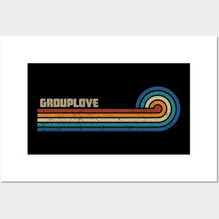 Grouplove - Retro Sunset Posters and Art